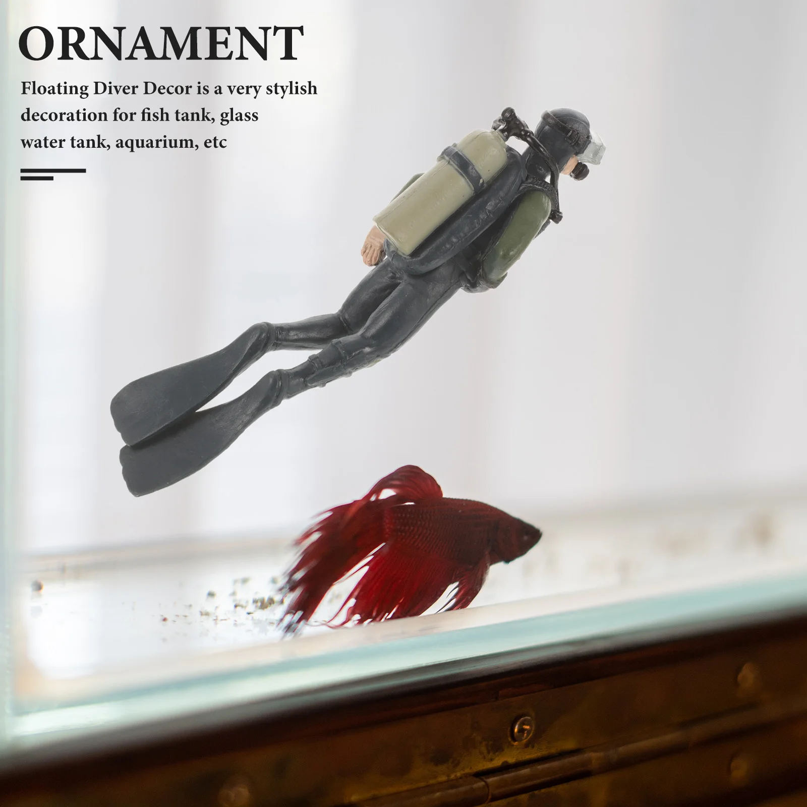 2pcs Diver Decorations for Fish Tank Cartoon PVC Adornments Betta Aquarium Accessories Diver Ornaments Fadeless Stylish
2pcs Diver Decorations for Fish Tank Cartoon PVC Adornments Betta Aquarium Accessories Diver Ornaments Fadeless Stylish