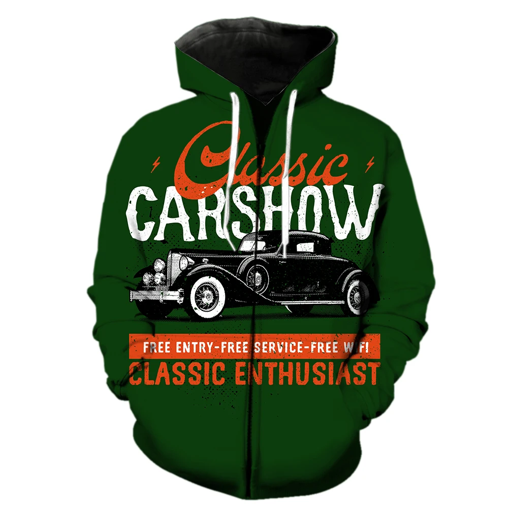 Cartoon Vintage Car Men's Zipper Hoodie Harajuku Oversized Tops Funny Spring Streetwear Fashion 3D Printed Casual Teens Unisex
Cartoon Vintage Car Men's Zipper Hoodie Harajuku Oversized Tops Funny Spring Streetwear Fashion 3D Printed Casual Teens Unisex