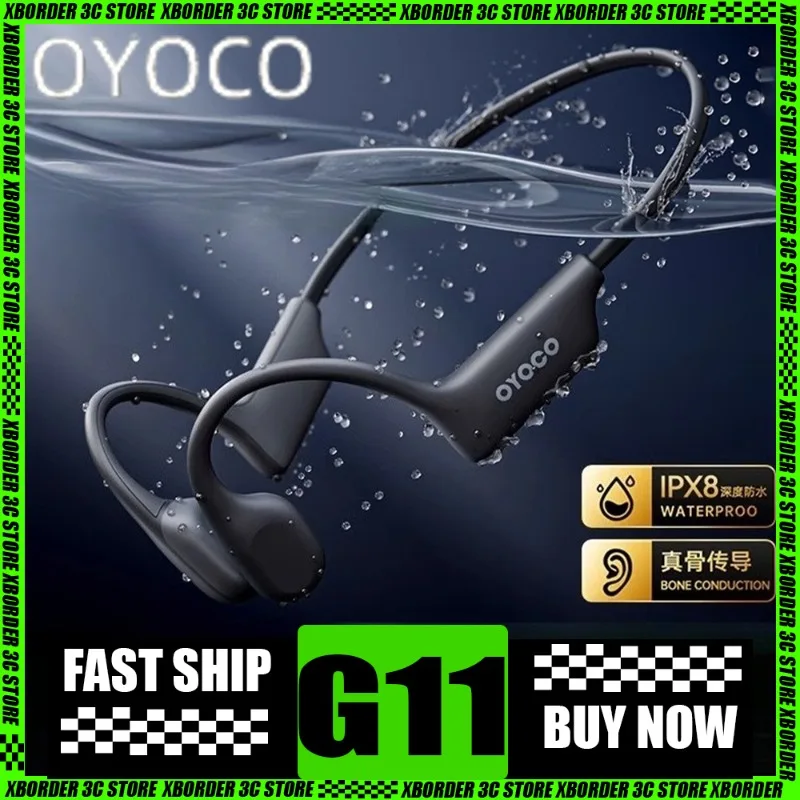 OYOCO G11 Bone Conduction Earphones New 32GB Wireless Open Headset IPX8 Professional Swimming Waterproof Choice Headphones
OYOCO G11 Bone Conduction Earphones New 32GB Wireless Open Headset IPX8 Professional Swimming Waterproof Choice Headphones