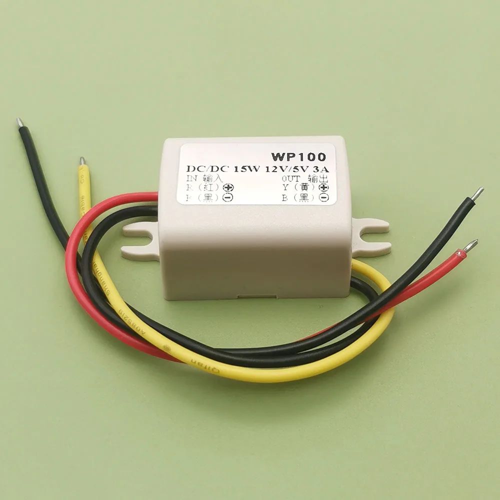 1PC Buck Module DC 12V to 5V Step-down Power Converter Regulator LED Voltage Transformer Voltage Converter Connectors
1PC Buck Module DC 12V to 5V Step-down Power Converter Regulator LED Voltage Transformer Voltage Converter Connectors