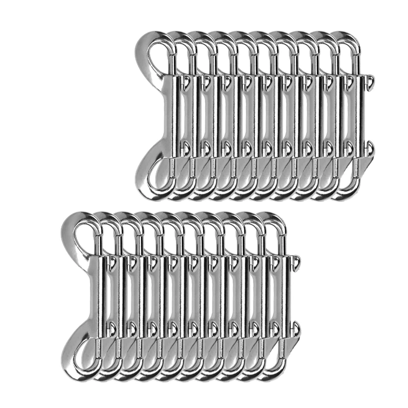 ABUN-20 PCS Double Ended Snaps,3.5 Inch Zinc Alloy Trigger Metal Clip,Snap Hooks For Pet Leash,Water Bucket Hooks, Key Holder
ABUN-20 PCS Double Ended Snaps,3.5 Inch Zinc Alloy Trigger Metal Clip,Snap Hooks For Pet Leash,Water Bucket Hooks, Key Holder