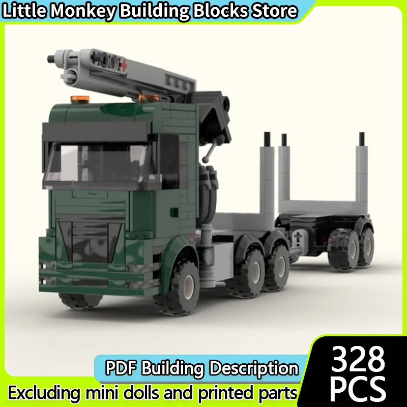 City Car Model MOC Building Bricks Heavy-Duty Log Transport Truck Modular Technology Children Holiday Gifts Assemble Toys Suit
City Car Model MOC Building Bricks Heavy-Duty Log Transport Truck Modular Technology Children Holiday Gifts Assemble Toys Suit