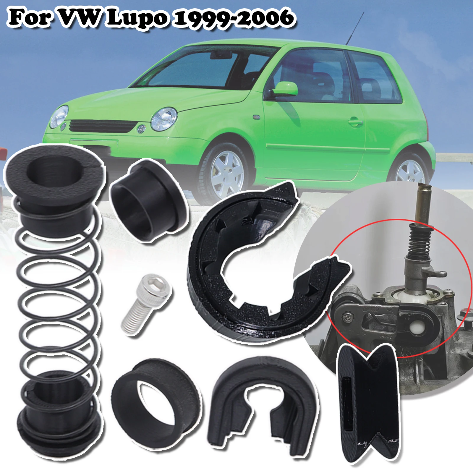 Upgrade Enhanced Gearbox Repair Kit For VW Lupo 1999 2000 - 2006 Manual Trans Shifter Gear Lever Spring Bearing Shifter Bearing
Upgrade Enhanced Gearbox Repair Kit For VW Lupo 1999 2000 - 2006 Manual Trans Shifter Gear Lever Spring Bearing Shifter Bearing