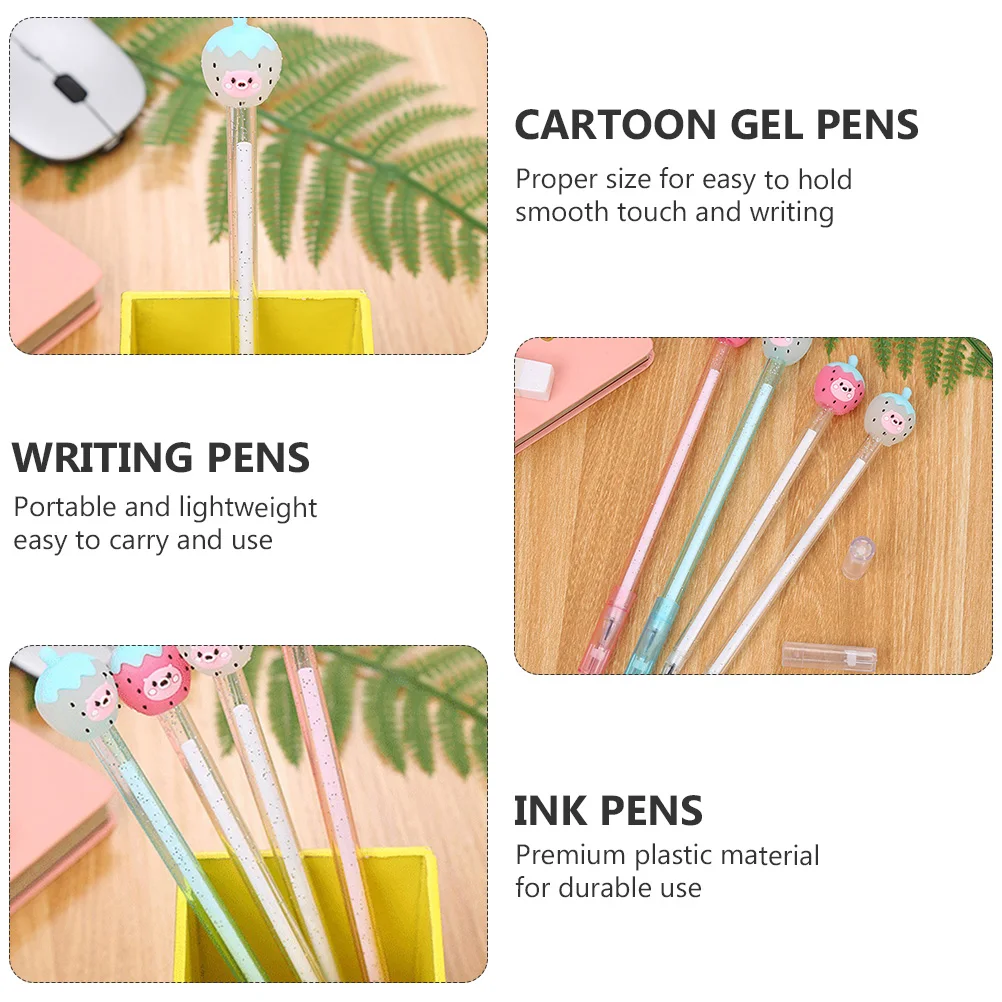 10 Pcs Creative Stationery Pen Writing Gel Plastic Pens Fountain Students Ink Cartoon
10 Pcs Creative Stationery Pen Writing Gel Plastic Pens Fountain Students Ink Cartoon