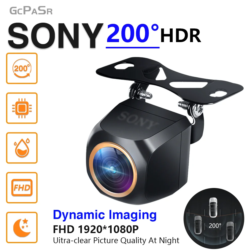 GcPaSr AHD 1920x1080P Car Rear View Camera 200° Fisheye Golden Lens Full HD Night Vision Vehicle back car reversing Front Camera
GcPaSr AHD 1920x1080P Car Rear View Camera 200° Fisheye Golden Lens Full HD Night Vision Vehicle back car reversing Front Camera