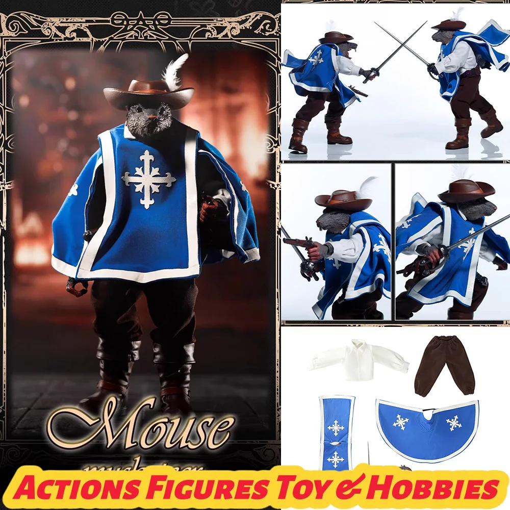 【Only Clothes】Four Knights Mythical Legion 1/12 Scale Mouse Musketeer Shirt Pants Cloak Accessories Set for 6.5-inch Model
【Only Clothes】Four Knights Mythical Legion 1/12 Scale Mouse Musketeer Shirt Pants Cloak Accessories Set for 6.5-inch Model