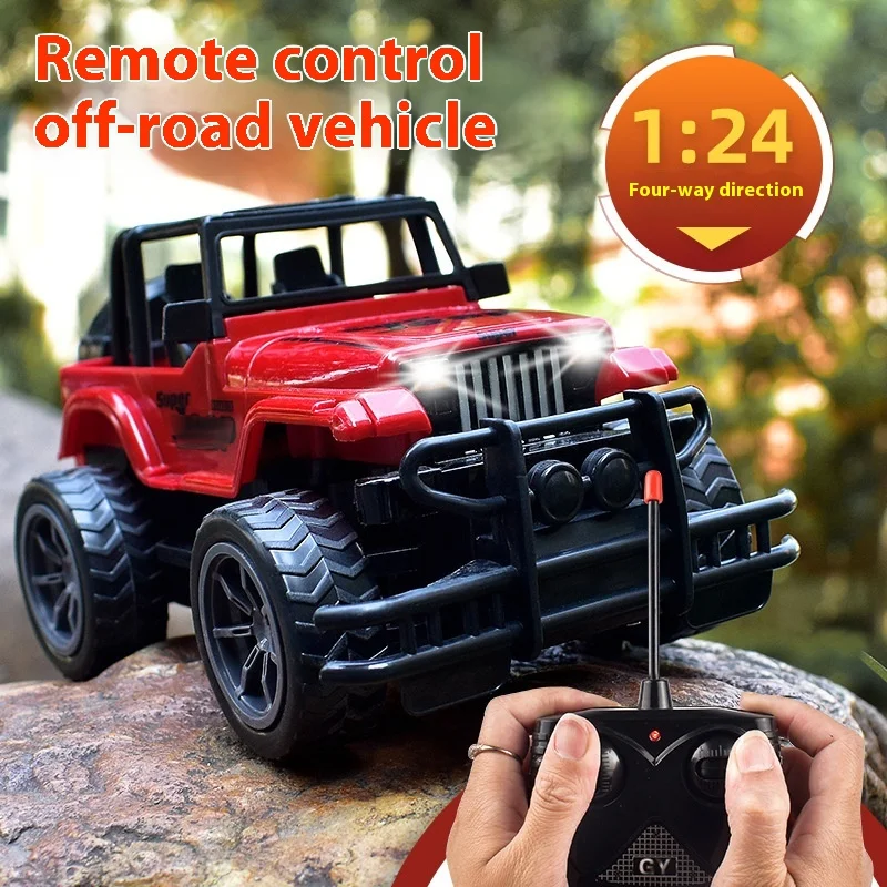1/24 Large Remote Control Off road Children's Toy with Light Four way Highway SUV Jeep Toy Model Birthday Gift
1/24 Large Remote Control Off road Children's Toy with Light Four way Highway SUV Jeep Toy Model Birthday Gift