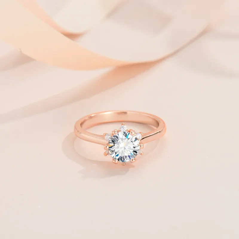 1CT Moissanite Rings For Women S925 Silver 18K Gold Plated Diamond Test Passed Solitaire Rings Wedding Band Fine Jewelry
1CT Moissanite Rings For Women S925 Silver 18K Gold Plated Diamond Test Passed Solitaire Rings Wedding Band Fine Jewelry