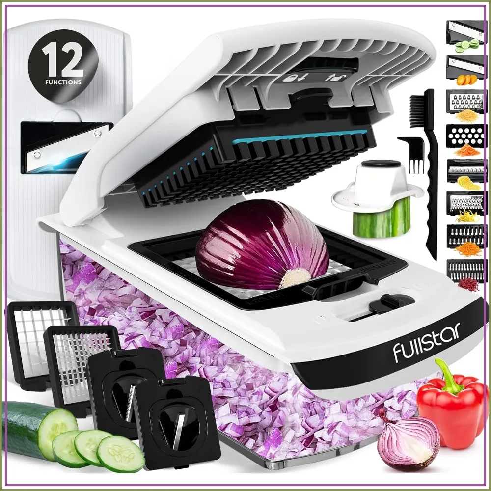 Mandoline Slicer for Kitchen - Vegetable Chopper, Onion Potato Food Slicer with Container, Kitchen Gadgets
Mandoline Slicer for Kitchen - Vegetable Chopper, Onion Potato Food Slicer with Container, Kitchen Gadgets