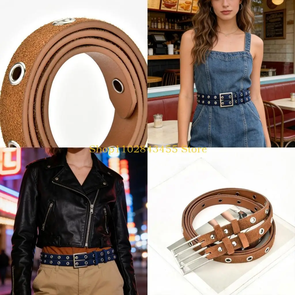49MC Refined Retro Style Leather Belt Waist Cincher Band With Alloyed Pin Clasp 105cm Length Ideal For Lady Women
49MC Refined Retro Style Leather Belt Waist Cincher Band With Alloyed Pin Clasp 105cm Length Ideal For Lady Women