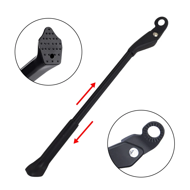 Aluminum Alloy Adjustable Bike Kickstand for MTB Road, Thru-Axle Compatible, Fits 22-29" and 700C Tires, Parking Rack Stand
Aluminum Alloy Adjustable Bike Kickstand for MTB Road, Thru-Axle Compatible, Fits 22-29" and 700C Tires, Parking Rack Stand