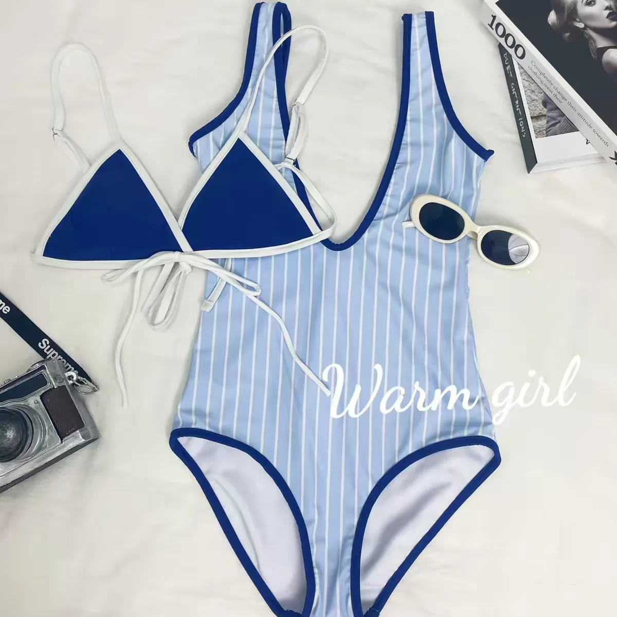 BJD Silicone Baby Suit 130cm-160cm Animation One-piece Thai Blue and White Striped Swimsuit Vacation Underwear Set
BJD Silicone Baby Suit 130cm-160cm Animation One-piece Thai Blue and White Striped Swimsuit Vacation Underwear Set
