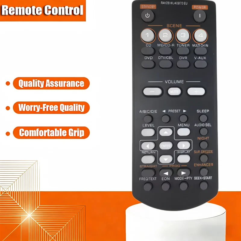 Applicable to Home Theater Amplifier DVD AV Receiver Remote Control Compatible with RAV28 RAV34 RAV250 RX-V361 RX-V365 HTR6030
Applicable to Home Theater Amplifier DVD AV Receiver Remote Control Compatible with RAV28 RAV34 RAV250 RX-V361 RX-V365 HTR6030