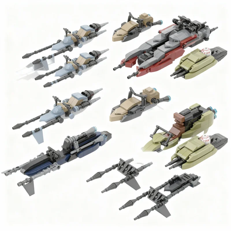 Набор строительных блоков MOC Speeder Bike (631 деталь) — модель для сборки, конструктор, рождественский подарок, творческая идея, развивающая игрушка
Набор строительных блоков MOC Speeder Bike (631 деталь) — модель для сборки, конструктор, рождественский подарок, творческая идея, развивающая игрушка