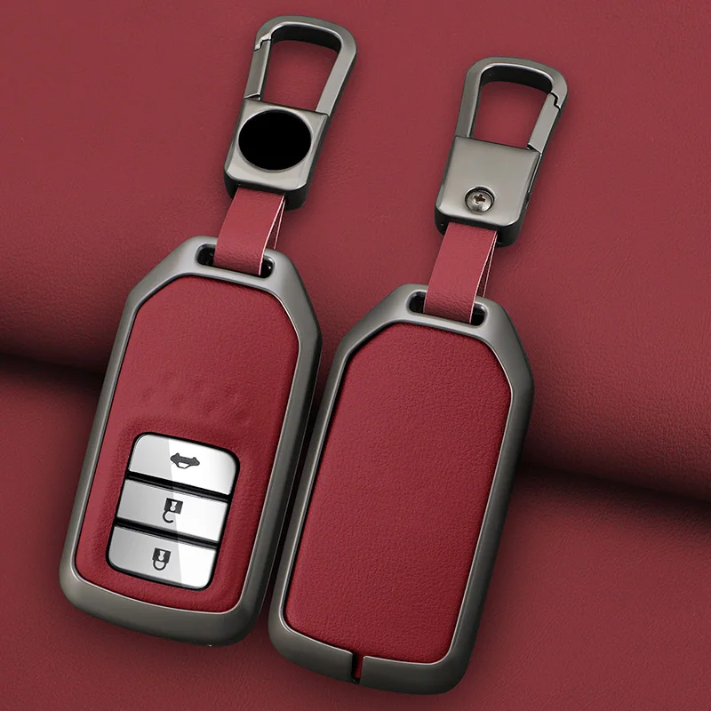 Car Key Case Cover For Honda CRV CR-V Fit Civic Accord HR-V HRV City Odyssey XR-V Protector Alloy Holder Shell Fob Auto Keychain
Car Key Case Cover For Honda CRV CR-V Fit Civic Accord HR-V HRV City Odyssey XR-V Protector Alloy Holder Shell Fob Auto Keychain