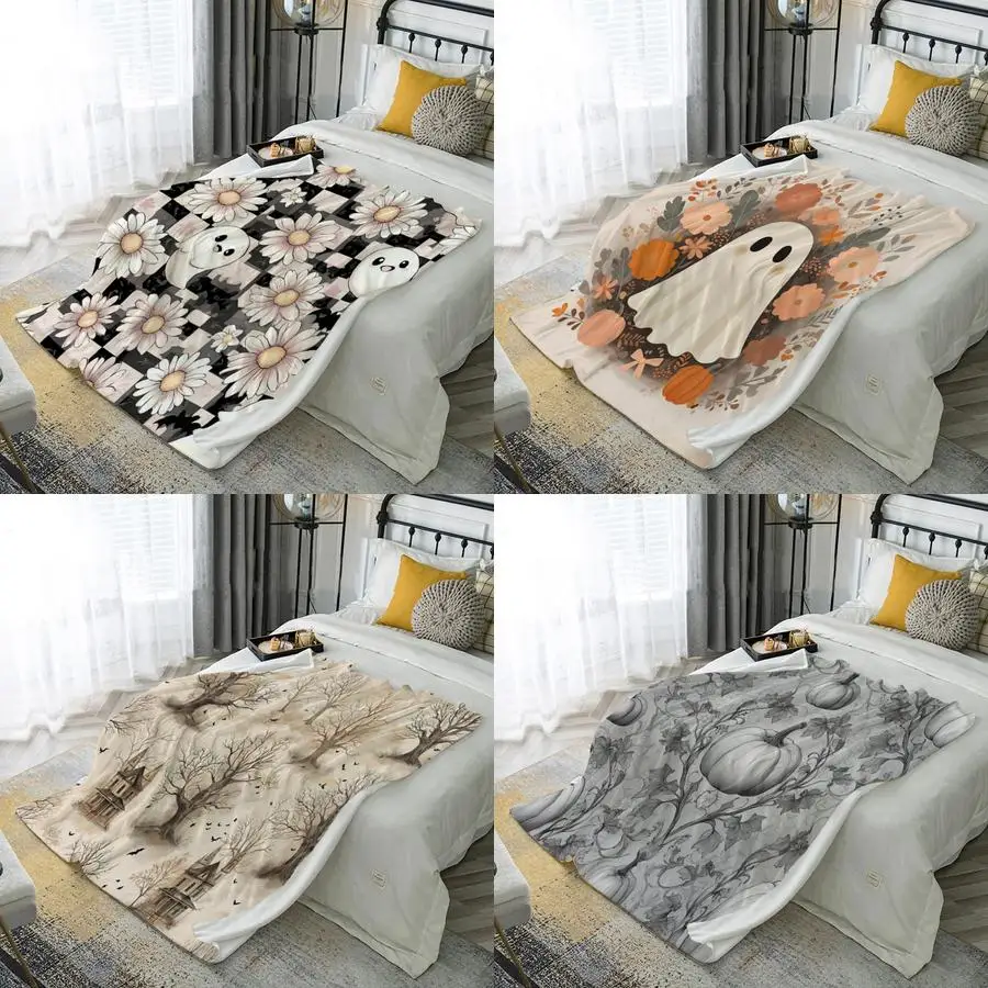Ghost Daisy Blanket Microfiber Flannel Cover Blanket Bedroom Living Room Sofa Soft And Comfortable Home Decoration
Ghost Daisy Blanket Microfiber Flannel Cover Blanket Bedroom Living Room Sofa Soft And Comfortable Home Decoration