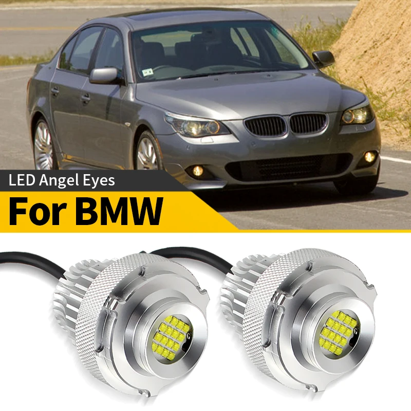 2PC For BMW 5-Series E60 LCI (Facelift) Sedan 2007-2010 Super Bright Car Front Headlight 160W Angel Eye LED Halo Ring Light Bulb
2PC For BMW 5-Series E60 LCI (Facelift) Sedan 2007-2010 Super Bright Car Front Headlight 160W Angel Eye LED Halo Ring Light Bulb