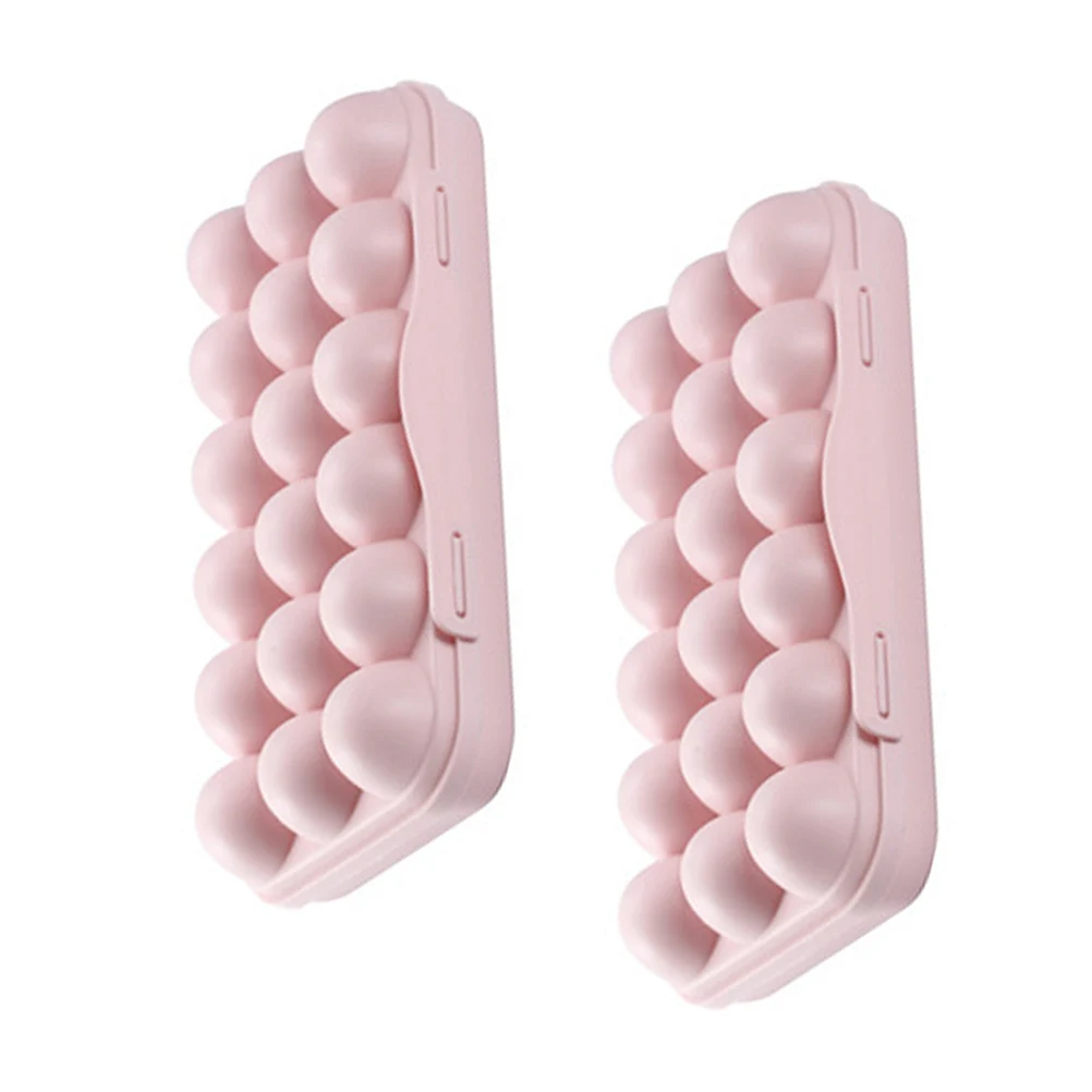 2 Pcs Eggs Storage Box Refrigerator Holder 18 Grids Tray Food Practical Container Pink
2 Pcs Eggs Storage Box Refrigerator Holder 18 Grids Tray Food Practical Container Pink