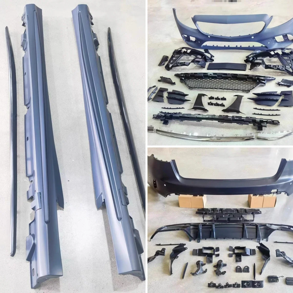 Front Rear Bumper Grill Mask Assembly For Mercedes-Benz C-class W205 modified C43 AMG Style Side Skirt Front Rear Lip Strip Trim
Front Rear Bumper Grill Mask Assembly For Mercedes-Benz C-class W205 modified C43 AMG Style Side Skirt Front Rear Lip Strip Trim