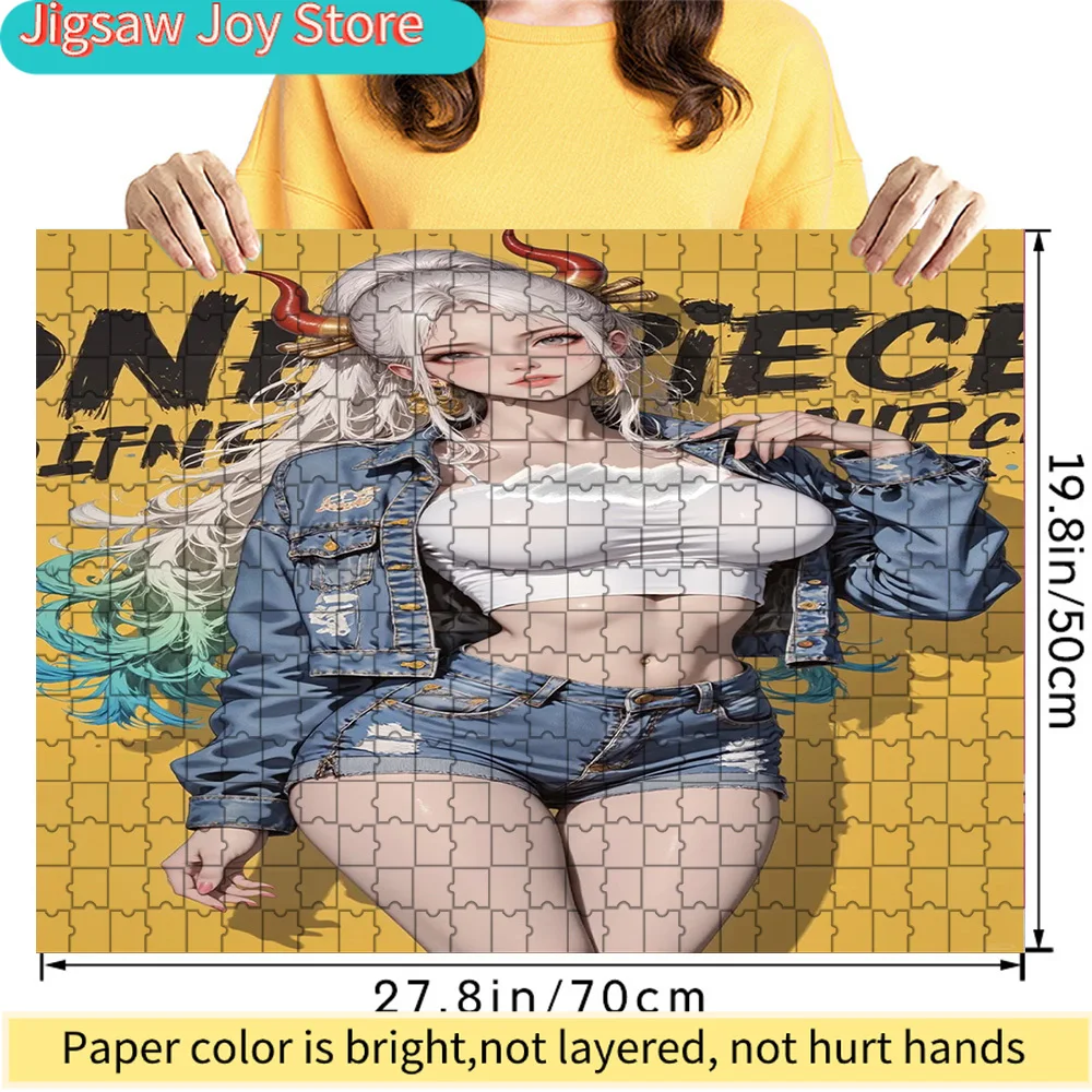 Premium Paper Jigsaw Puzzle Featuring One Piece Yamato Trendy Denim Streetwear Artwork, 27.8x19.8 Inches Large Size DIY Assemble
Premium Paper Jigsaw Puzzle Featuring One Piece Yamato Trendy Denim Streetwear Artwork, 27.8x19.8 Inches Large Size DIY Assemble
