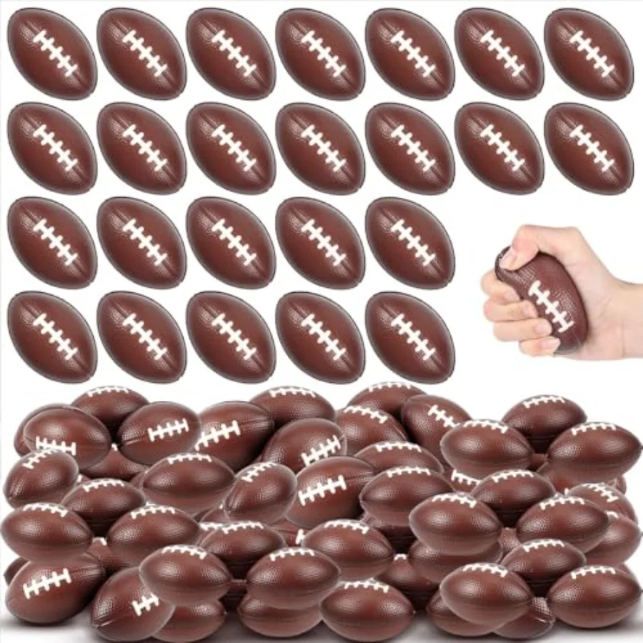 Mini Footballs for Indoor Outdoor Play, Foam, Brown, Soft Stress-Relief Sport Balls for Adults, 150 Pcs Bulk Pack, Ideal for Re
Mini Footballs for Indoor Outdoor Play, Foam, Brown, Soft Stress-Relief Sport Balls for Adults, 150 Pcs Bulk Pack, Ideal for Re