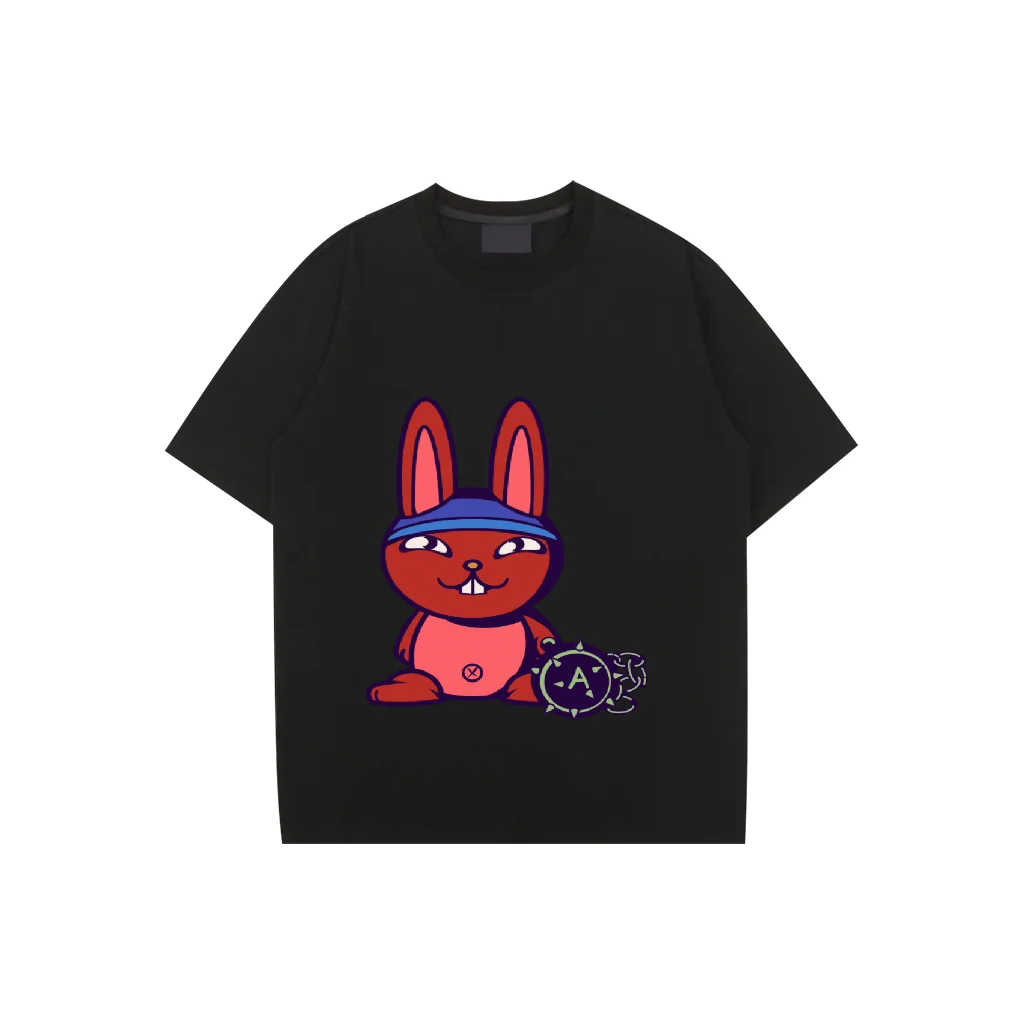 Printed men's cotton T-shirt Clothing Hip Hop Short sleeve fashion Red Rabbit loose top New style men's T-shirt West Coast
Printed men's cotton T-shirt Clothing Hip Hop Short sleeve fashion Red Rabbit loose top New style men's T-shirt West Coast