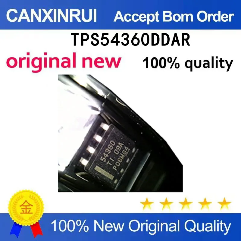 (5-100 pieces)Brand new original TPS54360DDAR TPS54360 54360 voltage regulator chip IC SOP-8 SMT
(5-100 pieces)Brand new original TPS54360DDAR TPS54360 54360 voltage regulator chip IC SOP-8 SMT