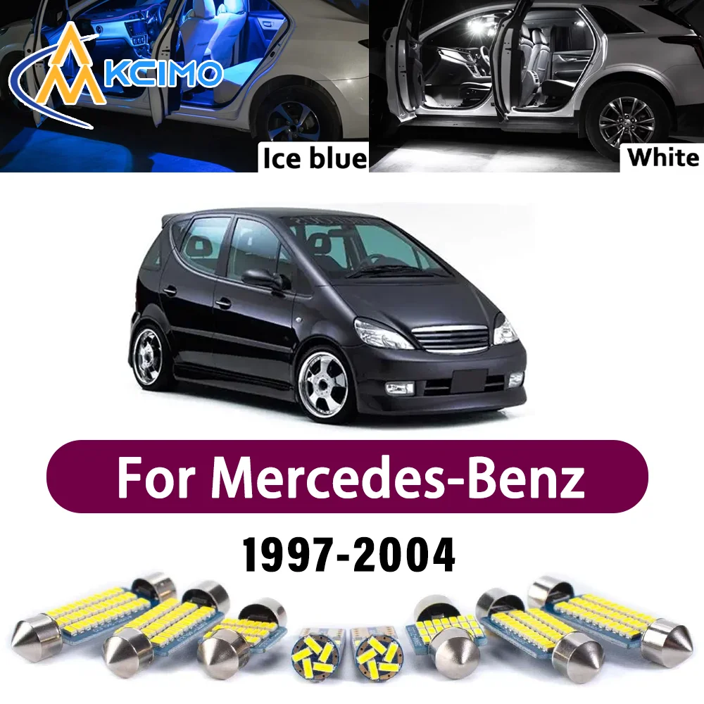 Error Free LED Interior Light Kit for Mercedes-Benz A Class W168 1997-2004 Premium Bright Dome Trunk Mirror Reading Lamps Canbus
Error Free LED Interior Light Kit for Mercedes-Benz A Class W168 1997-2004 Premium Bright Dome Trunk Mirror Reading Lamps Canbus