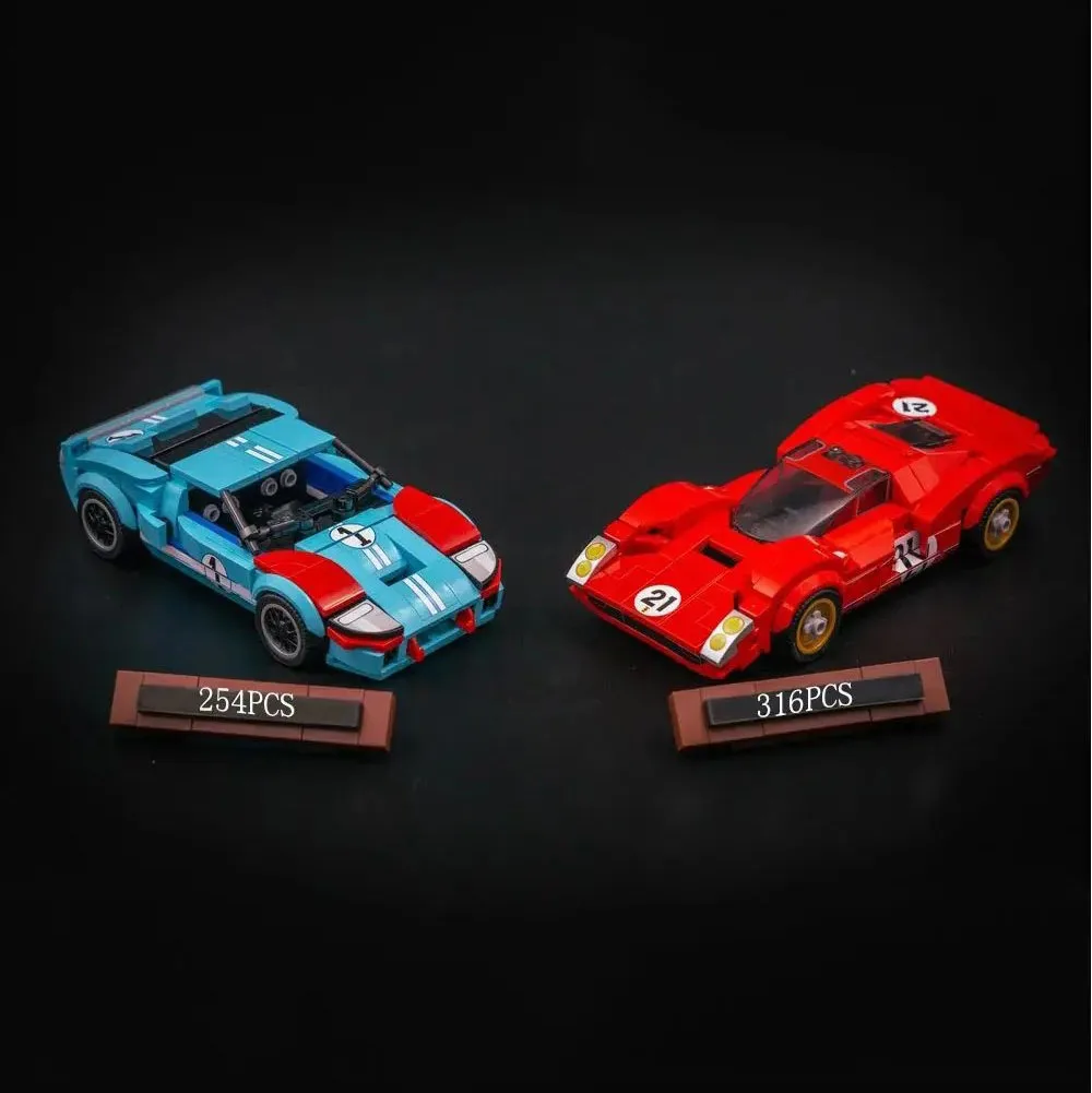 Creative Garage MOC Champion series 330 P3 Racing GT40 Sports Car Building Blocks Assembly Toy Brick Children's Birthday Gifts
Creative Garage MOC Champion series 330 P3 Racing GT40 Sports Car Building Blocks Assembly Toy Brick Children's Birthday Gifts