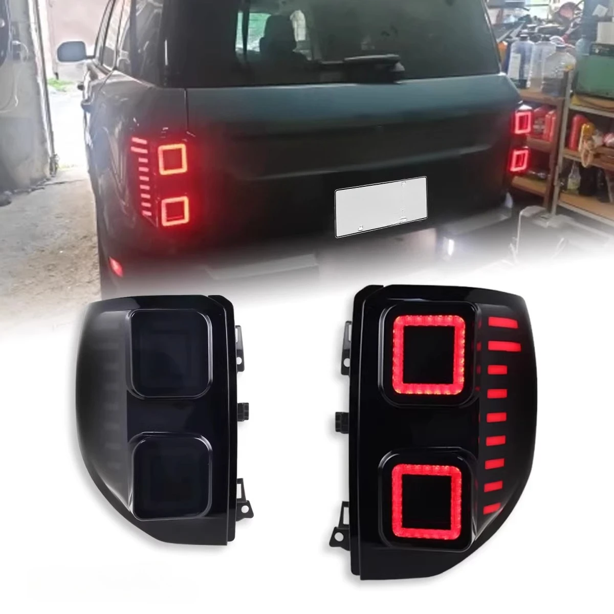 For Ford Bronco 2020-2025 Taillight Assembly Modified LED Rear Taillight Flowing Turn Signal Car Accessories
For Ford Bronco 2020-2025 Taillight Assembly Modified LED Rear Taillight Flowing Turn Signal Car Accessories
