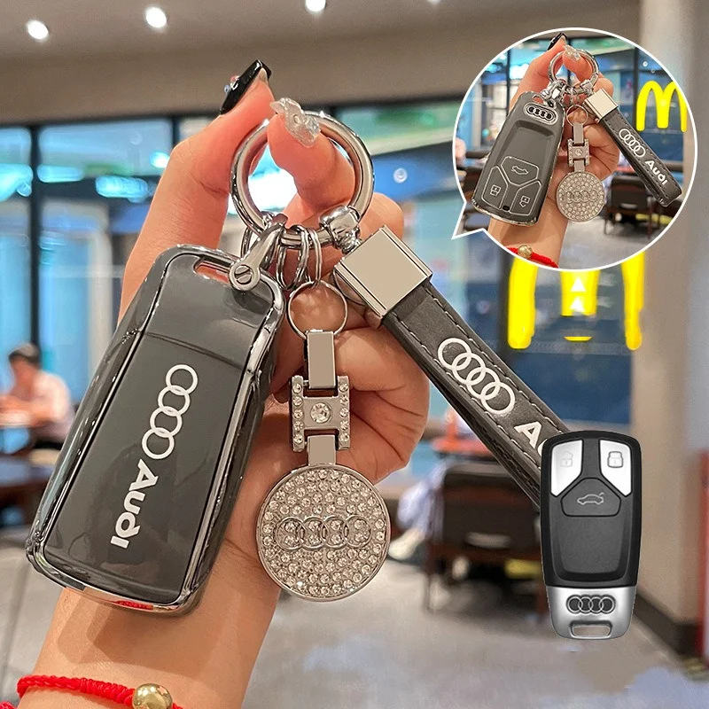 Soft New TPU Car Smart Remote Key Case Cover Protective Shell Auto Accessory For Audi A4 B9 A5 A6 8S 8W Q5 Q7 4M S4 S5 S7 TT RS
Soft New TPU Car Smart Remote Key Case Cover Protective Shell Auto Accessory For Audi A4 B9 A5 A6 8S 8W Q5 Q7 4M S4 S5 S7 TT RS
