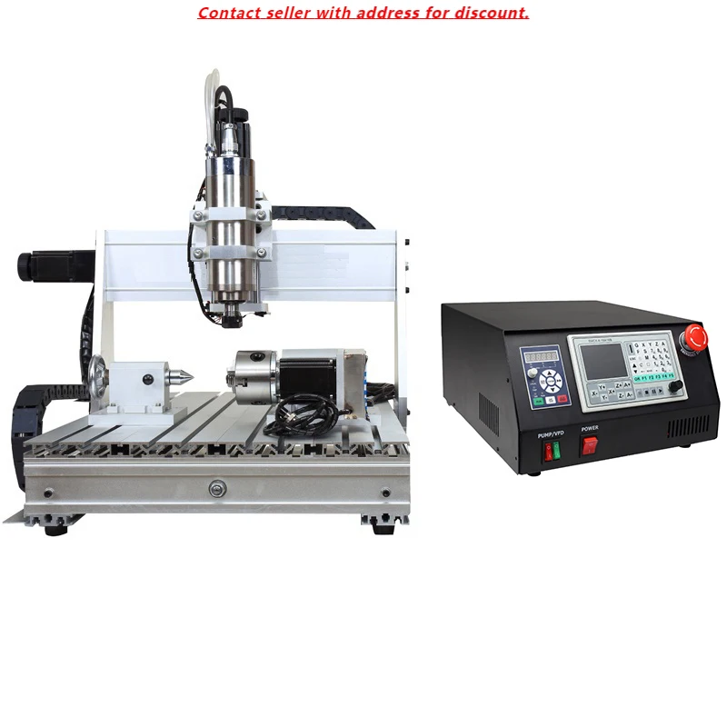 CNC 6040 4 Axis DSP Mini Wood Router Engraver Machine 1500W Milling Machine No Need Connect PC Laptop
CNC 6040 4 Axis DSP Mini Wood Router Engraver Machine 1500W Milling Machine No Need Connect PC Laptop