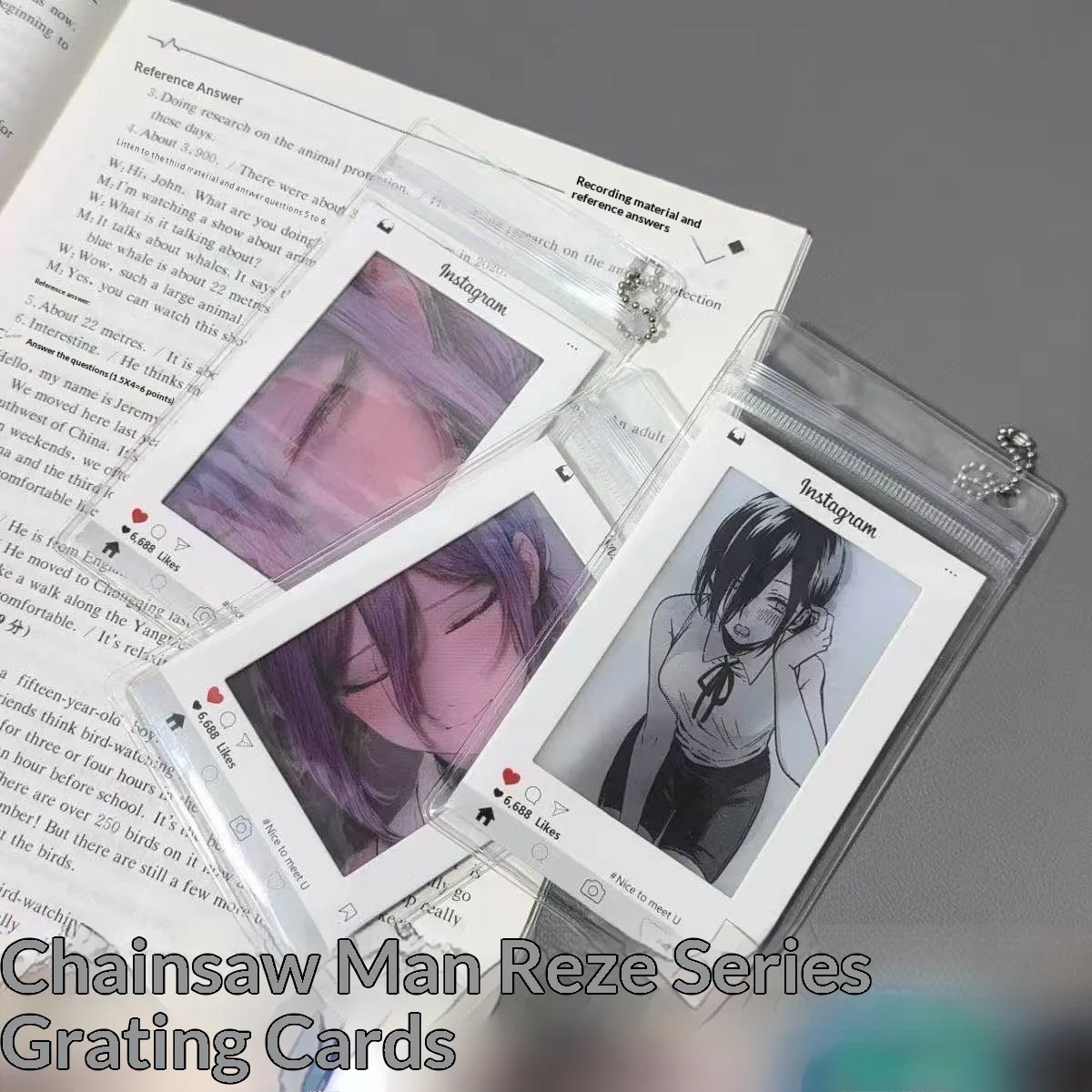 Коллекционная лентикулярная карточка Chainsaw Man Reze Limited Edition: Анимированная 3D-карточка с эффектом движения глаз. Официальный аниме-подарок на день рождения для друзей.
Коллекционная лентикулярная карточка Chainsaw Man Reze Limited Edition: Анимированная 3D-карточка с эффектом движения глаз. Официальный аниме-подарок на день рождения для друзей.