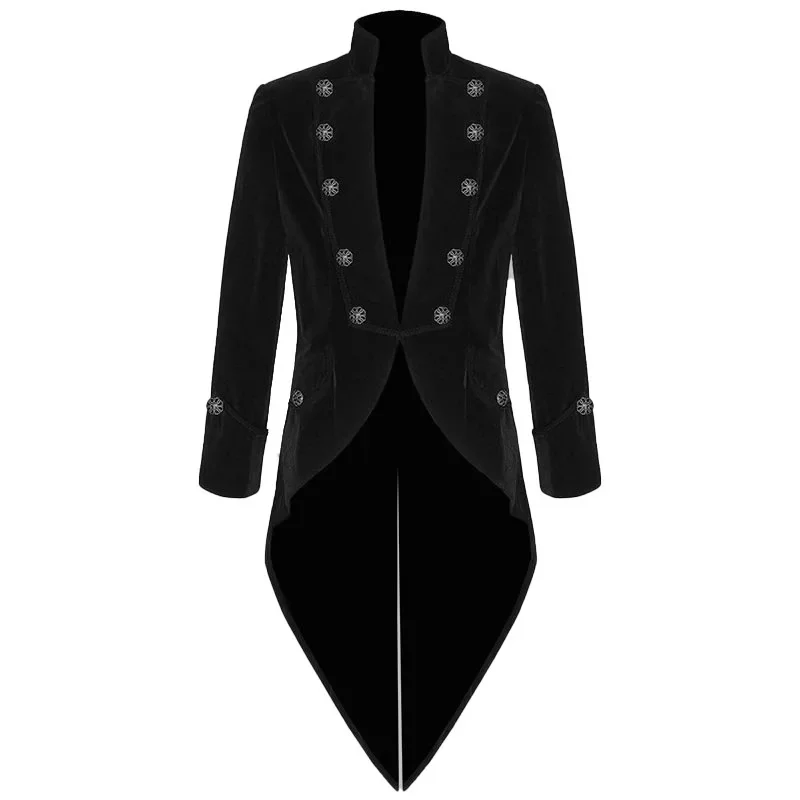 Male Medieval Steampunk Jacket Irregular Halloween Party Coat Retro Gothic Cosplay Costume Full Sleeve Buttons Tuxedo
Male Medieval Steampunk Jacket Irregular Halloween Party Coat Retro Gothic Cosplay Costume Full Sleeve Buttons Tuxedo