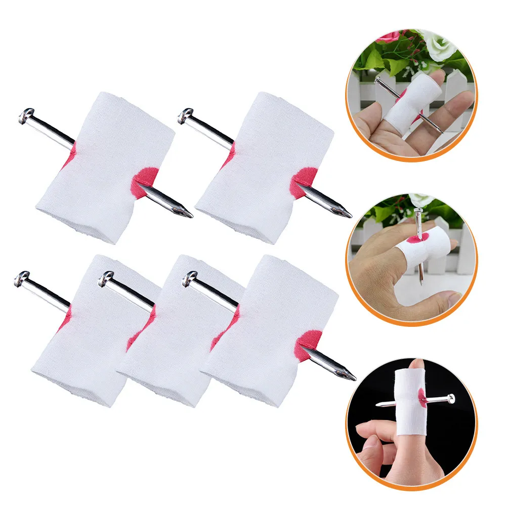 5Pcs Nail Through Finger Props Scary Halloween Prank Party Trick Fake Nail Through Finger Pranks for Adults Kids Halloween Decor
5Pcs Nail Through Finger Props Scary Halloween Prank Party Trick Fake Nail Through Finger Pranks for Adults Kids Halloween Decor