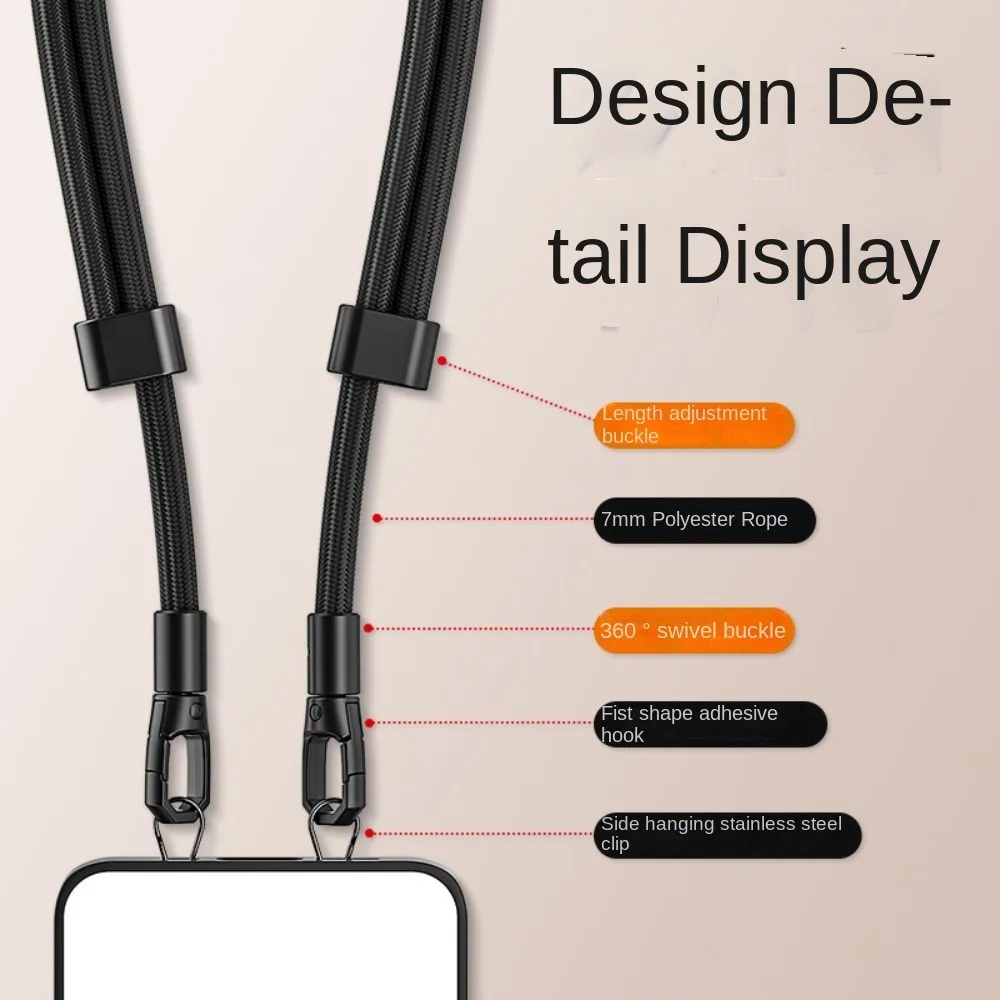Double Buckle Crossbody Phone Strap Adjustment Stainless Steel Clip Mobile Phone Lanyard Detachable Long Phone Neck Straps
Double Buckle Crossbody Phone Strap Adjustment Stainless Steel Clip Mobile Phone Lanyard Detachable Long Phone Neck Straps
