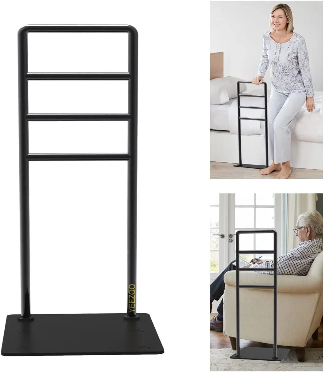 Heavy Duty Stand Assist Bar for Seniors & Adults, Adjustable Four Heights with Non-Slip Covers, Polished Black
Heavy Duty Stand Assist Bar for Seniors & Adults, Adjustable Four Heights with Non-Slip Covers, Polished Black