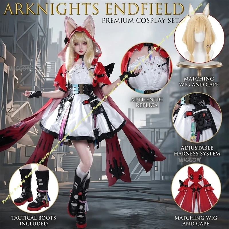 Arknights Endfield Rossi Red Riding Hood Cosplay Costume Custom Made Anime Game Female Halloween Party Performance Wear Cute Cos
Arknights Endfield Rossi Red Riding Hood Cosplay Costume Custom Made Anime Game Female Halloween Party Performance Wear Cute Cos