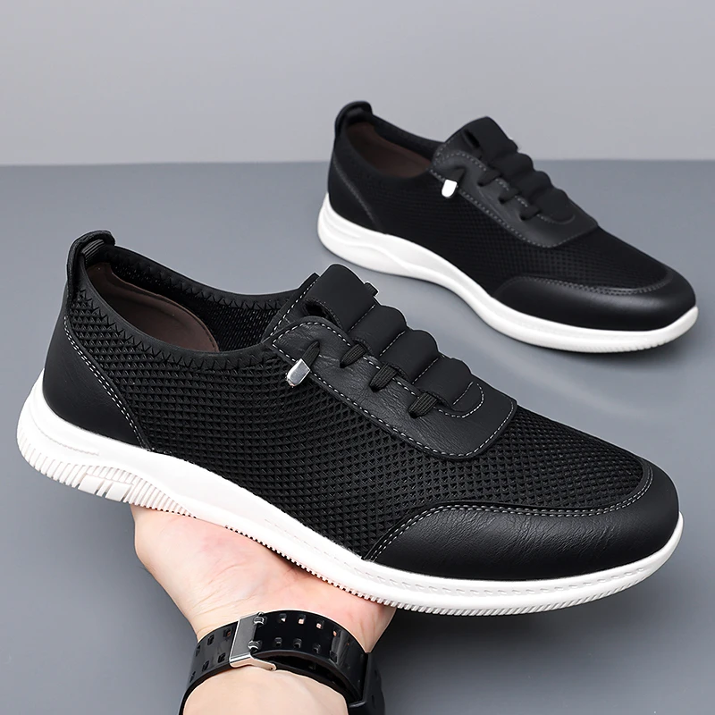 Modern Simple Unisex Mesh Sneakers Plain Breathable Surface Comfort Insole Daily Outdoor Walking Footwear
Modern Simple Unisex Mesh Sneakers Plain Breathable Surface Comfort Insole Daily Outdoor Walking Footwear