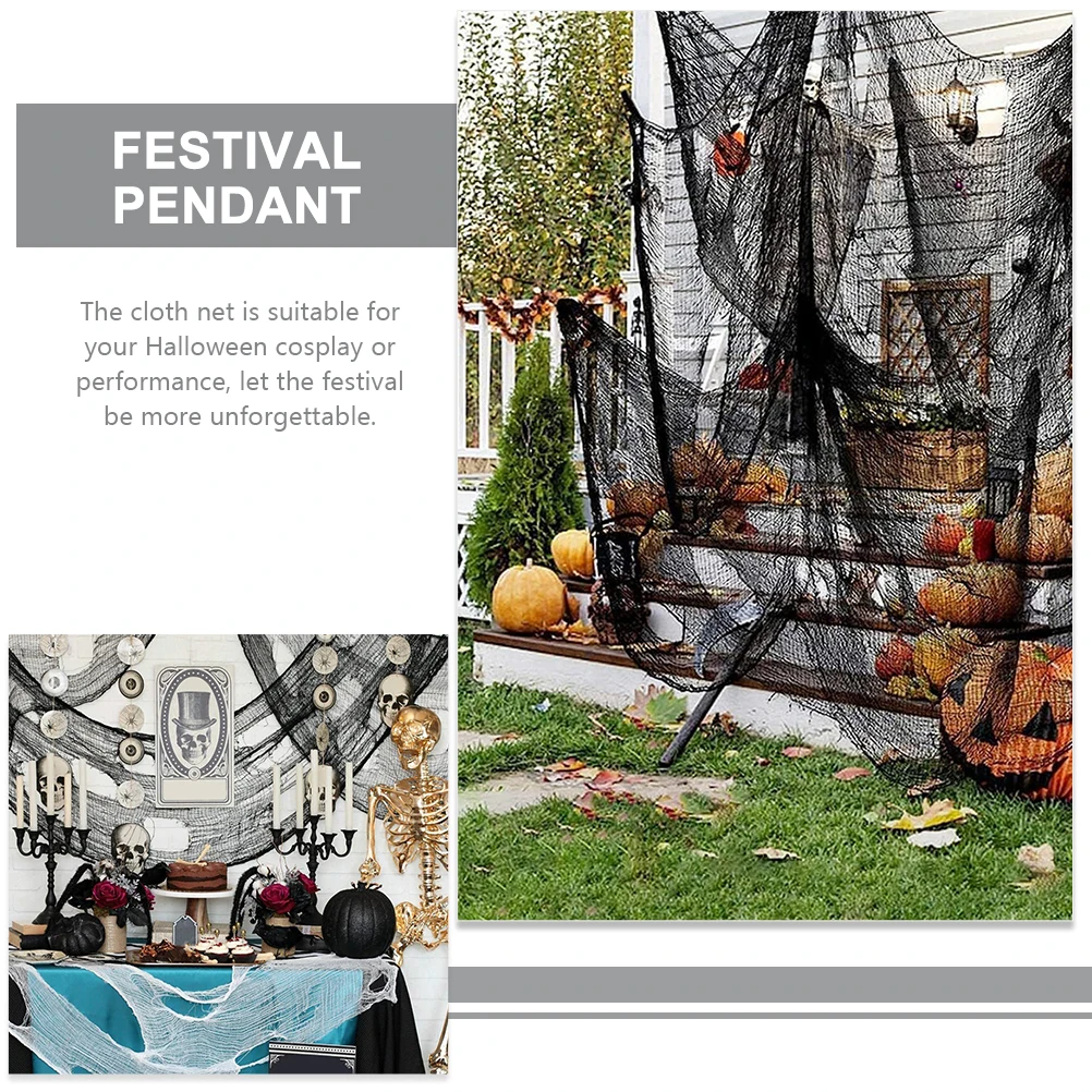 Haunted House Decoration 76cmx400cm Black Spooky Fabric Halloween Room Decor Festival Scene Prop Ghost Net Party Ornament
Haunted House Decoration 76cmx400cm Black Spooky Fabric Halloween Room Decor Festival Scene Prop Ghost Net Party Ornament