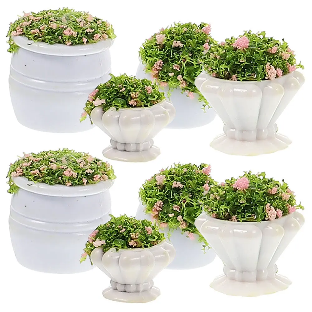 8Pcs Miniature Simulated Flower Bed Landscape Ornament Plastic Green Plant Decor for Micro Landscape DIY Tabletop Garden Scene
8Pcs Miniature Simulated Flower Bed Landscape Ornament Plastic Green Plant Decor for Micro Landscape DIY Tabletop Garden Scene