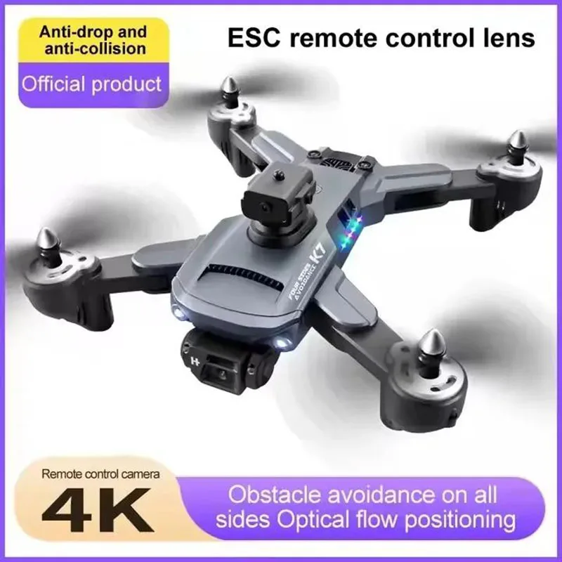K7 Drone HD Aerial Photography Optical Flow Positioning Quadcopter Four-sided Obstacle Avoidance Remote Control Aircraft
K7 Drone HD Aerial Photography Optical Flow Positioning Quadcopter Four-sided Obstacle Avoidance Remote Control Aircraft