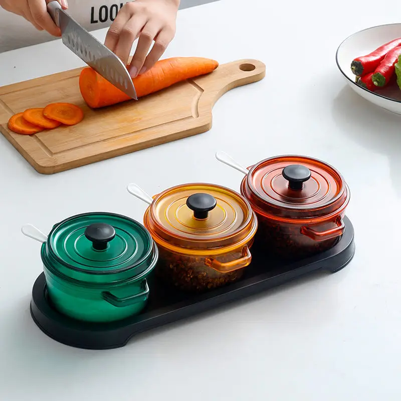 European Style Kitchen Spice Jar Color Plastic Spice Spice Sauce Box Vintage Salt Sugar Jar Food Storage Container Home Decor
European Style Kitchen Spice Jar Color Plastic Spice Spice Sauce Box Vintage Salt Sugar Jar Food Storage Container Home Decor