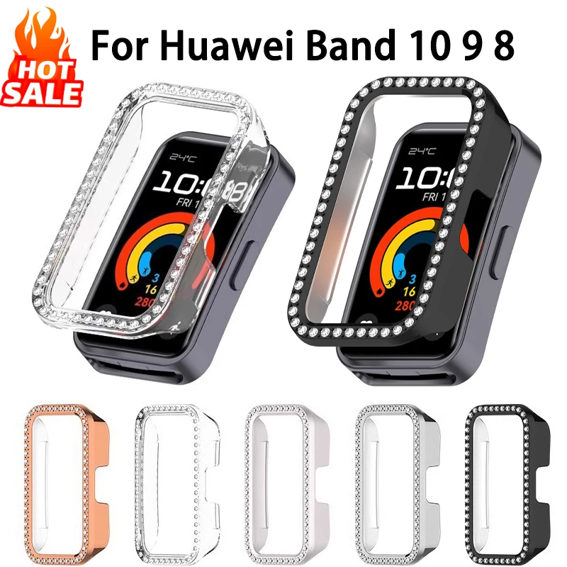 Single row drill watch shell For Huawei band 10 9 8 smart watch strap bumper For Huawei band 10 9 8 NFC case cover accessories
Single row drill watch shell For Huawei band 10 9 8 smart watch strap bumper For Huawei band 10 9 8 NFC case cover accessories