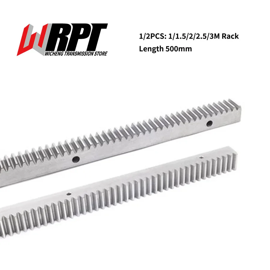 Straight Rack 1/1.5/2/2.5/3 Module Length 500mm With Side Mounting Hole Mechanical CNC Transmission Rack Support Customized
Straight Rack 1/1.5/2/2.5/3 Module Length 500mm With Side Mounting Hole Mechanical CNC Transmission Rack Support Customized