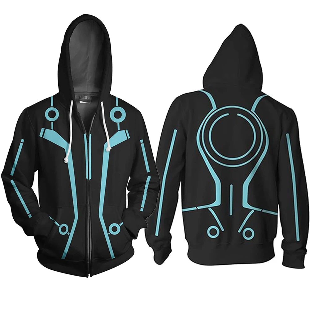 Fantasia Tron Sam Flynn Cosplay Hoodie Clothing Disfraz Costume 2010 Movie Adult Men Fantasy Halloween Carnival Party Clothes
Fantasia Tron Sam Flynn Cosplay Hoodie Clothing Disfraz Costume 2010 Movie Adult Men Fantasy Halloween Carnival Party Clothes
