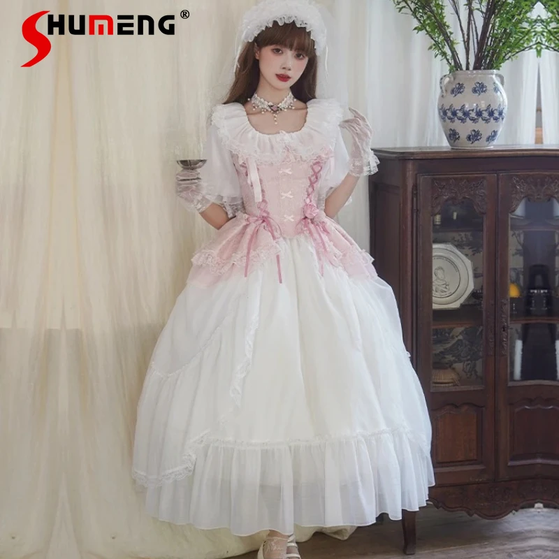 Women's Clothing White Color Classic Square Neck Dress With Pull-up Op Fishbone Bra Summer 2025 New Japanese Lolita Long Dresses
Women's Clothing White Color Classic Square Neck Dress With Pull-up Op Fishbone Bra Summer 2025 New Japanese Lolita Long Dresses