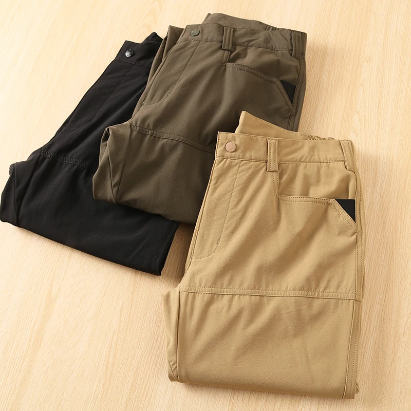 Water-Resistant Fabric Men's Spring Summer Casual Pants Qui-Drng Straight Leg Wading Leisure Trousers Multi-ket Faion
Water-Resistant Fabric Men's Spring Summer Casual Pants Qui-Drng Straight Leg Wading Leisure Trousers Multi-ket Faion