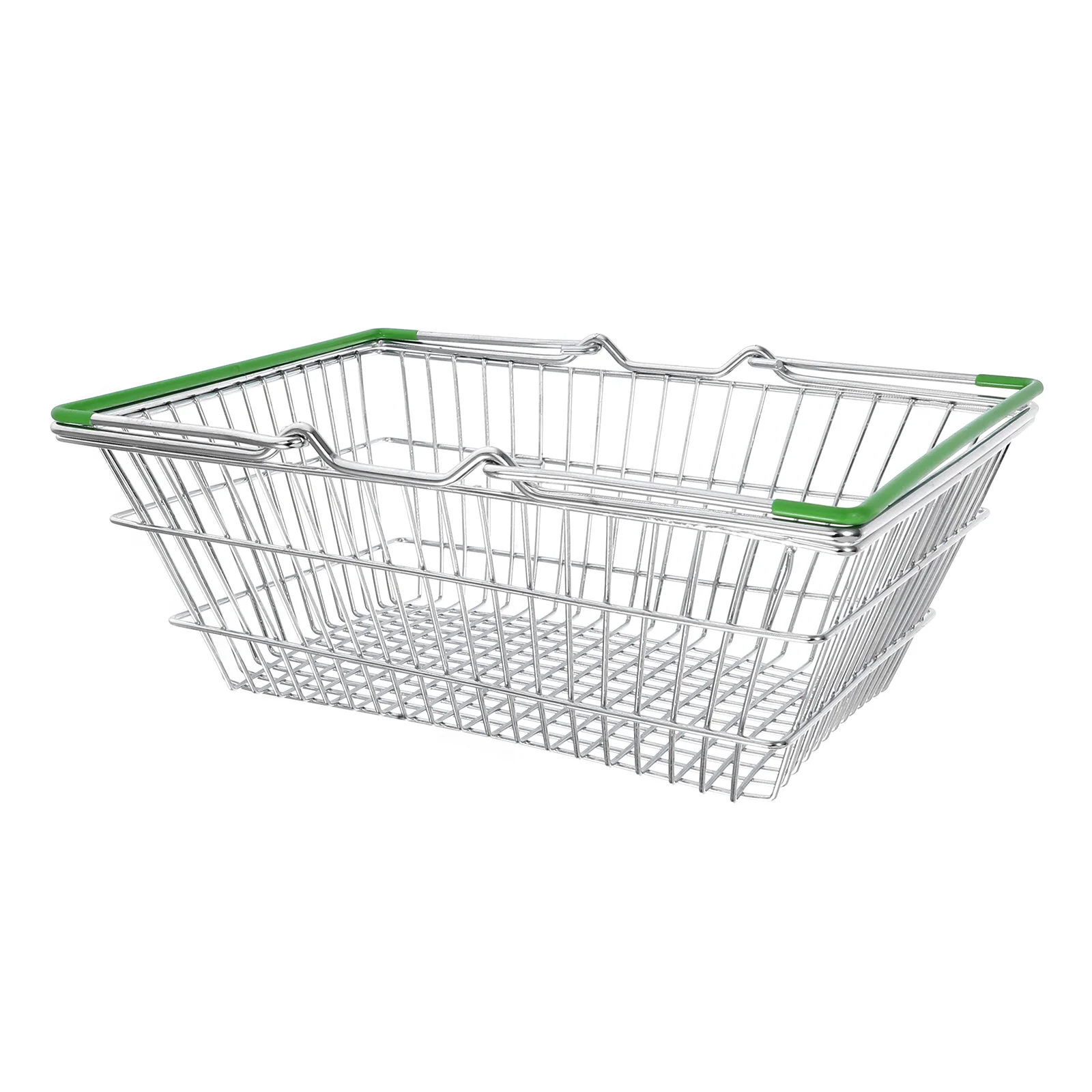 Mini Shopping Basket Small Baskets for Decor Green Iron Dollhouse Accessory Child 
Mini Shopping Basket Small Baskets for Decor Green Iron Dollhouse Accessory Child