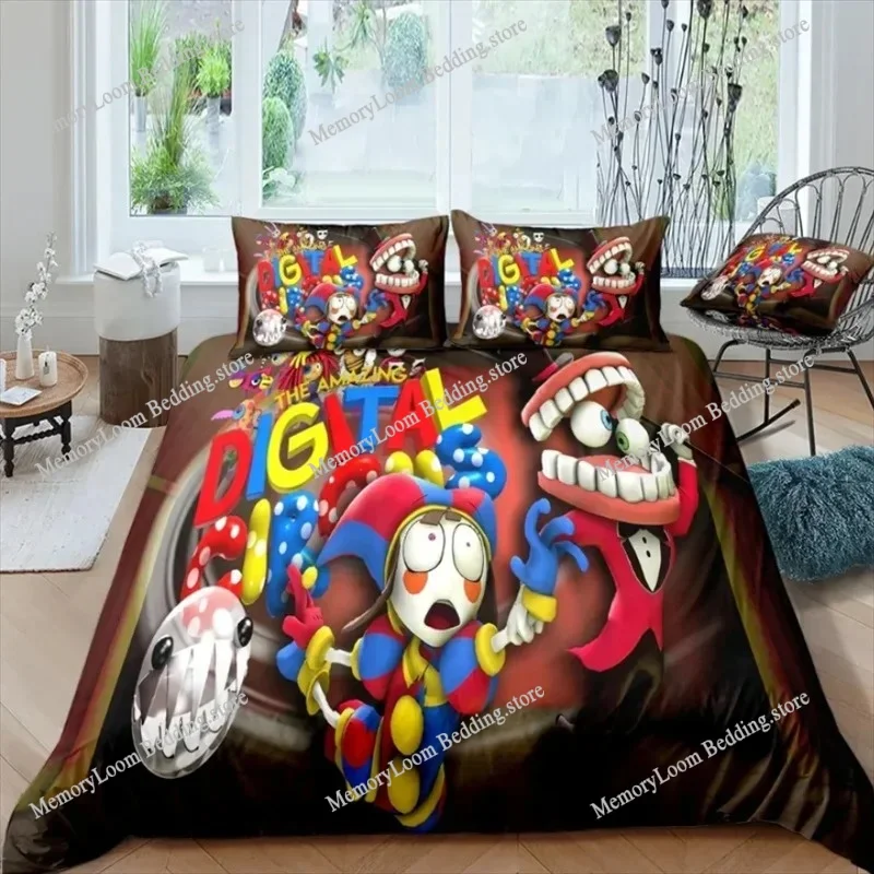 THE AMAZING DIGITAL CIRCUS Cartoon Bedding Set Polyester Fashion Duvet Cover Twin Size Bedclothes with Pillowcases for Teens Bed
THE AMAZING DIGITAL CIRCUS Cartoon Bedding Set Polyester Fashion Duvet Cover Twin Size Bedclothes with Pillowcases for Teens Bed